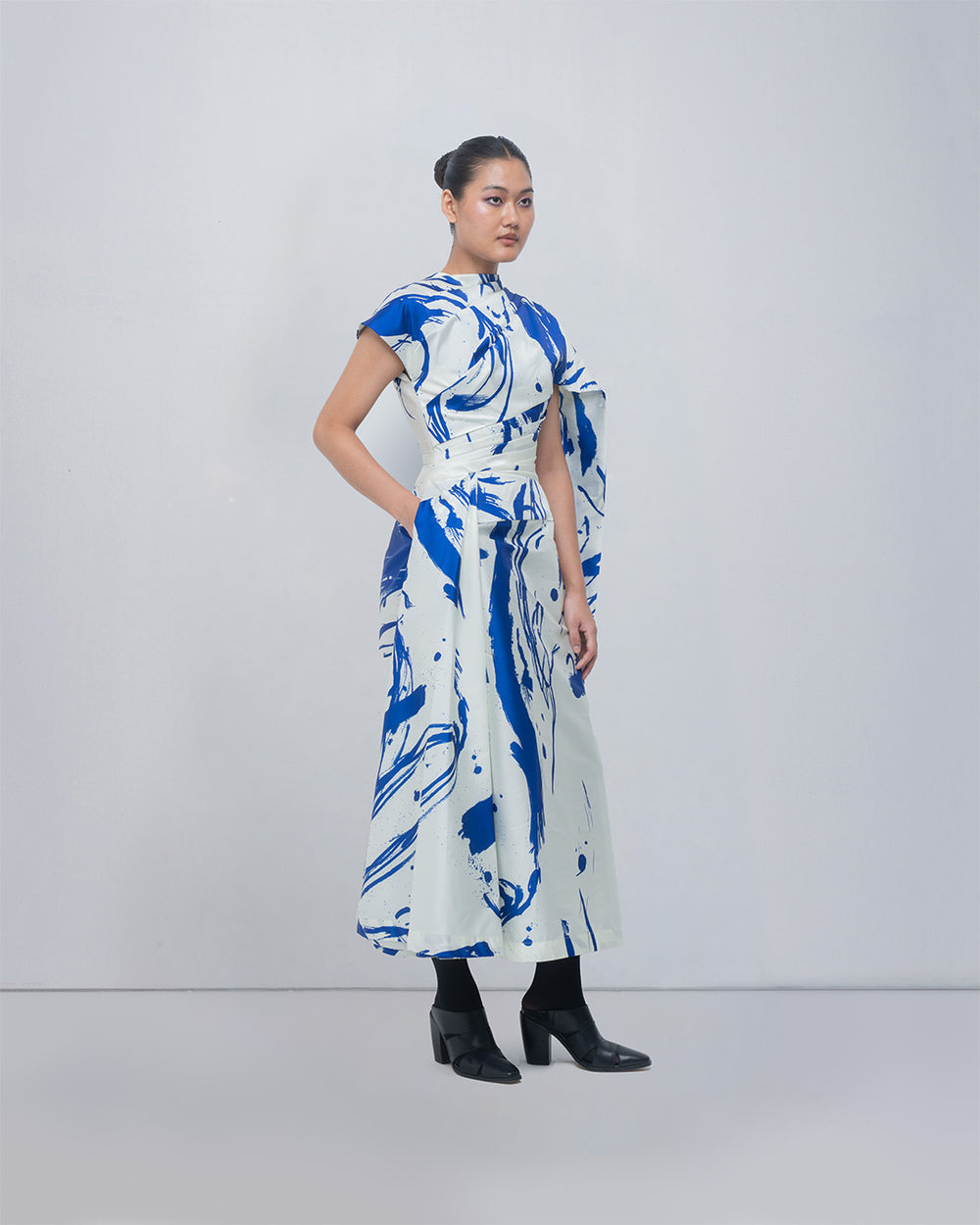 Shiori Draped Dress