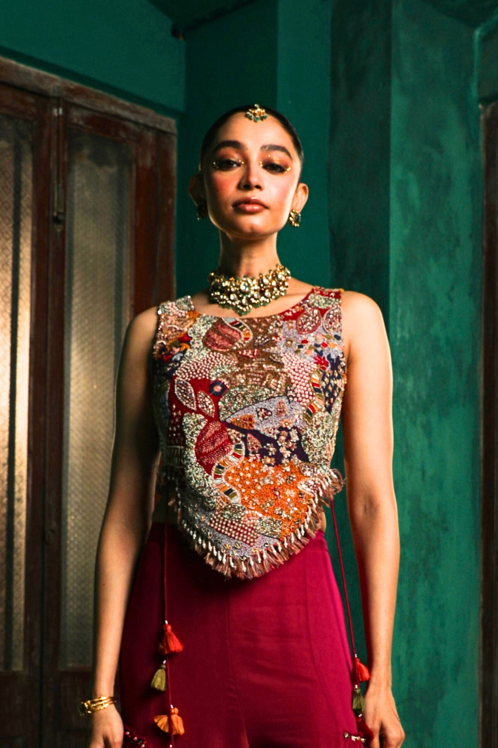 Magenta Desi Disco Set