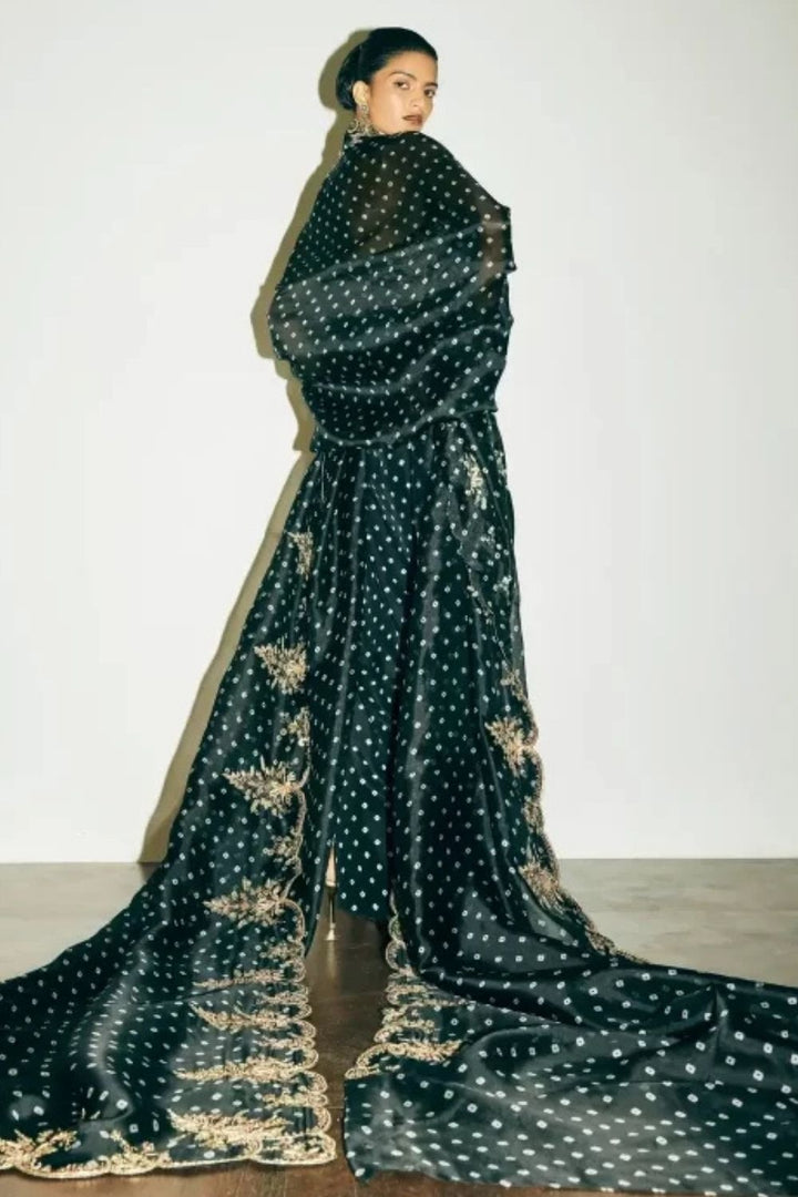 “Solene” Dress with “Venetia” Cape