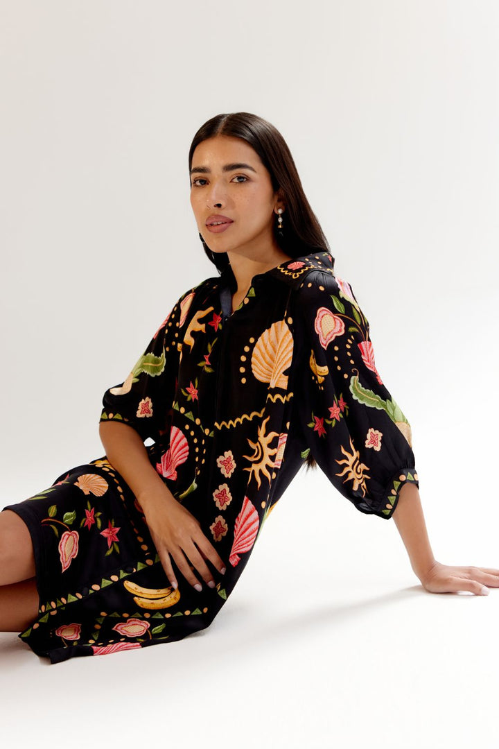 Rosa Mini - Seashell (Black)