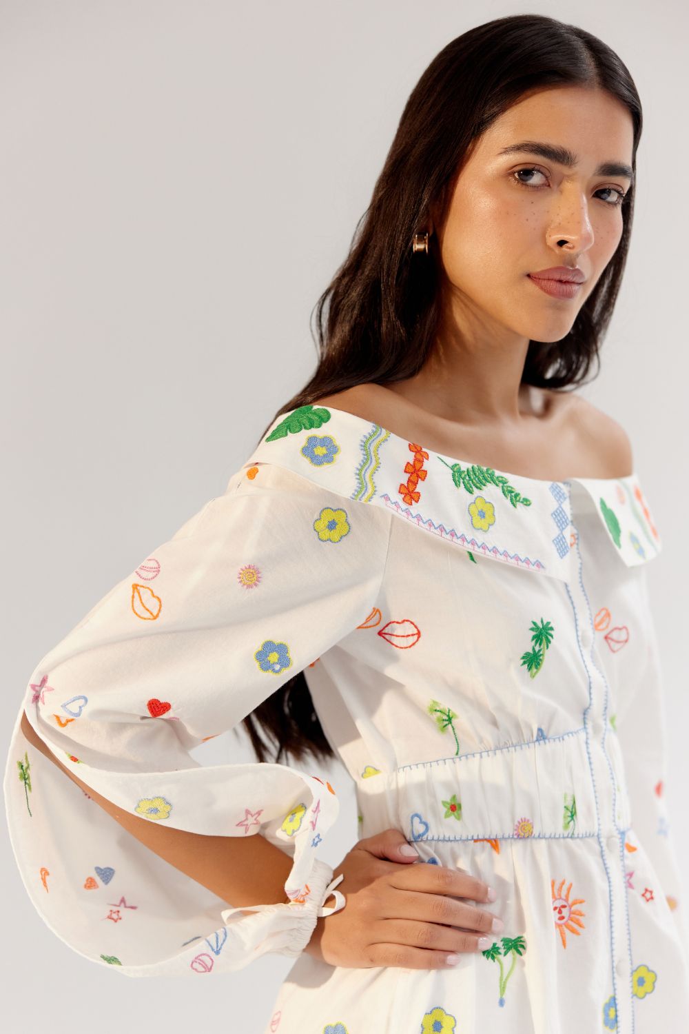 Sage Midi - White