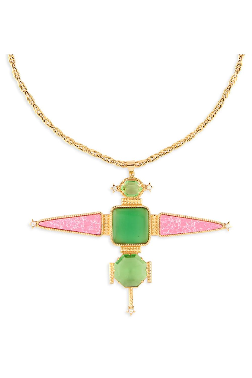 Gold Satellite Necklace