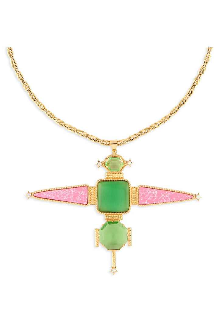 Gold Satellite Necklace