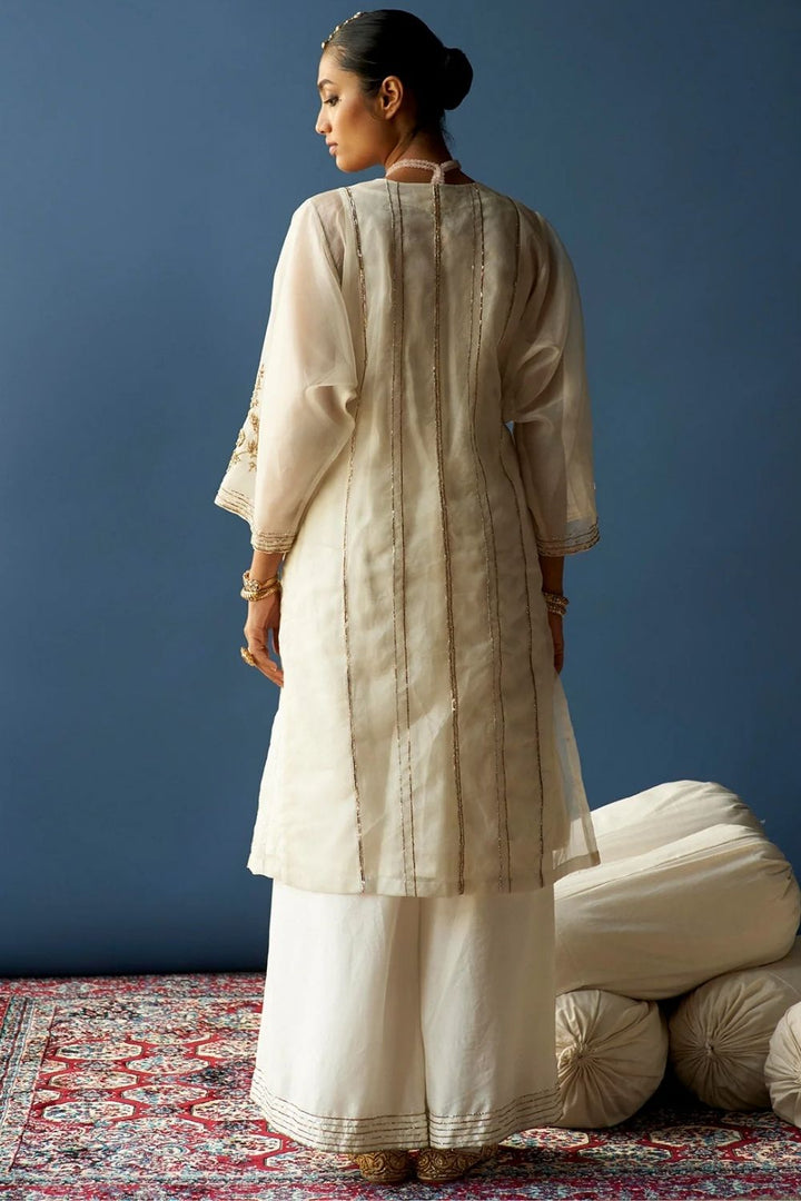 Vijaya Pearl Kurta with Ijaar