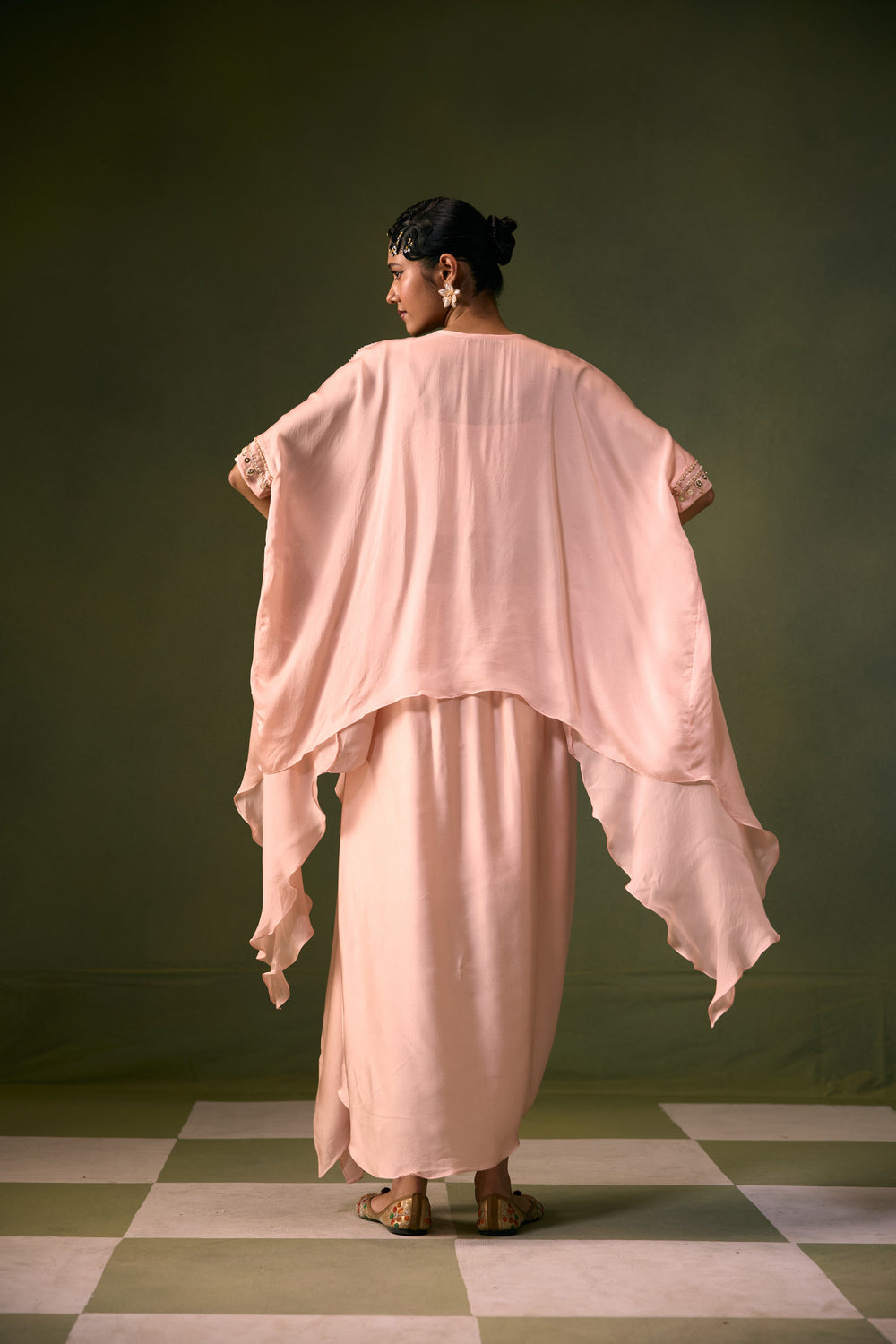 Cove Lite Antifit Asymmetric Top & Cowl Skirt