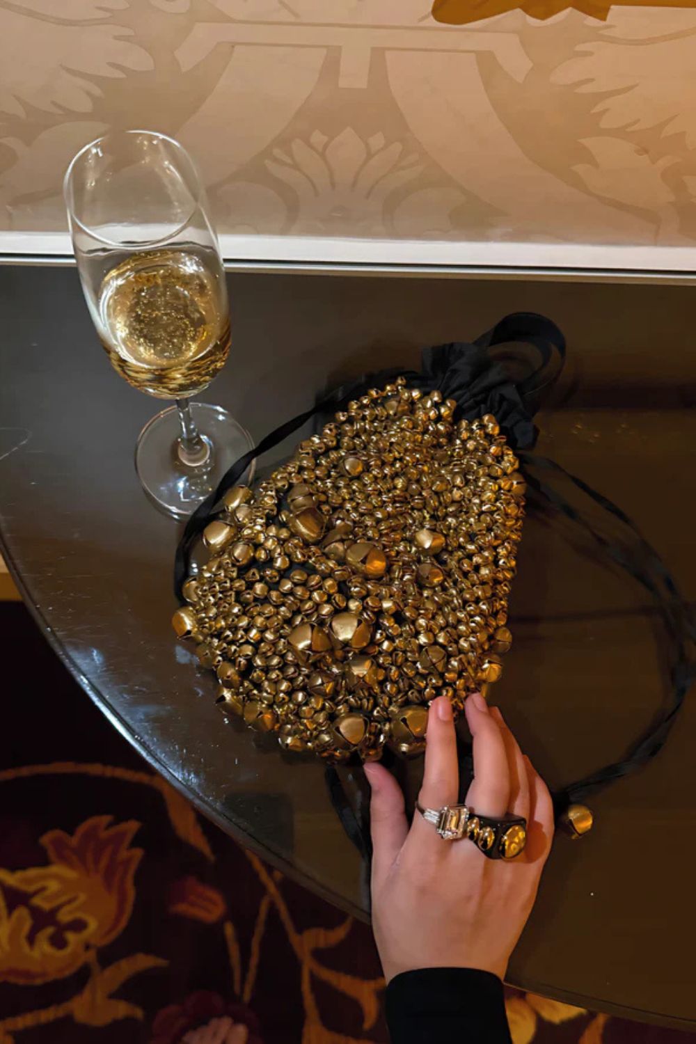 Rocky Bag - Jhoom (black & gold)