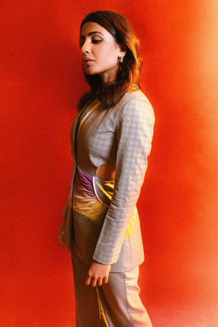 Samantha Ruth In Our Ruched Cut Way Pant Suit