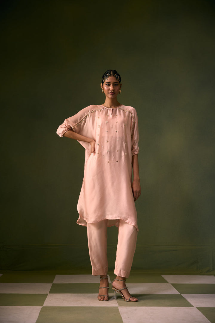 Acove Tea Rose Antifit Kurta Set