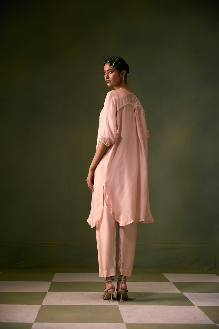 Acove Tea Rose Antifit Kurta Set