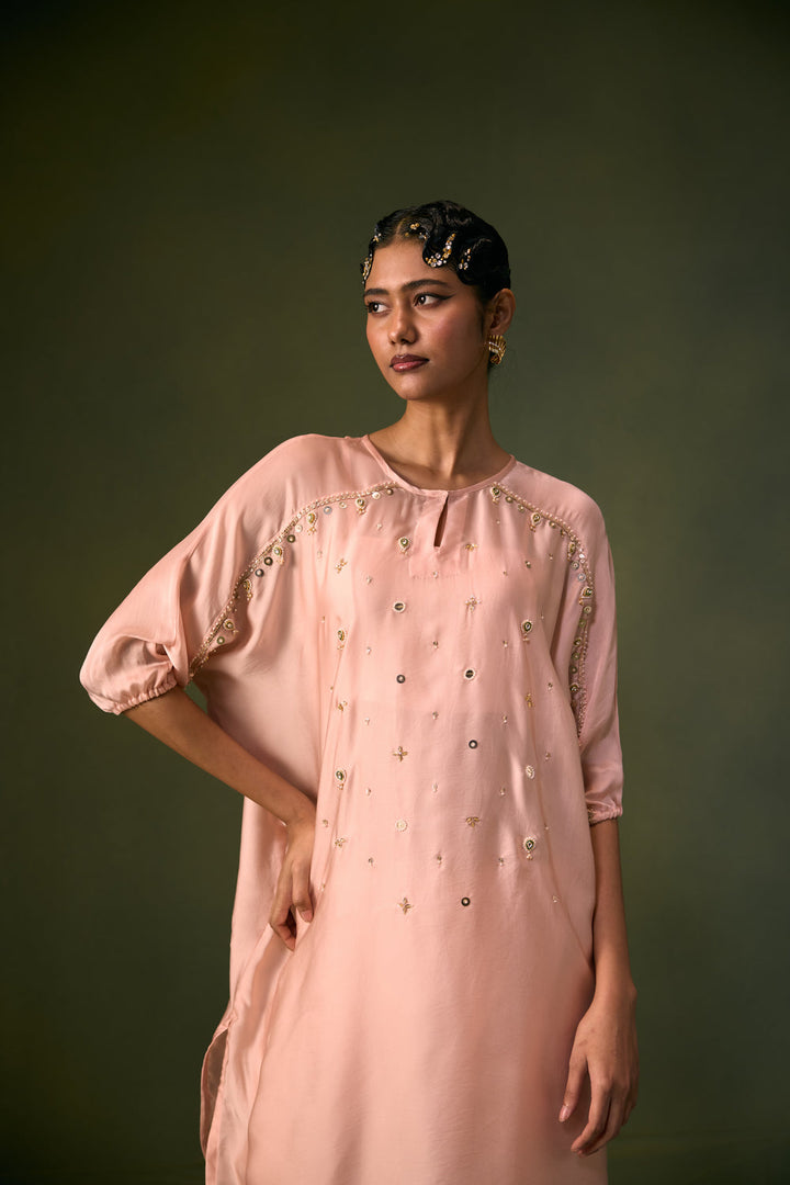Acove Tea Rose Antifit Kurta Set