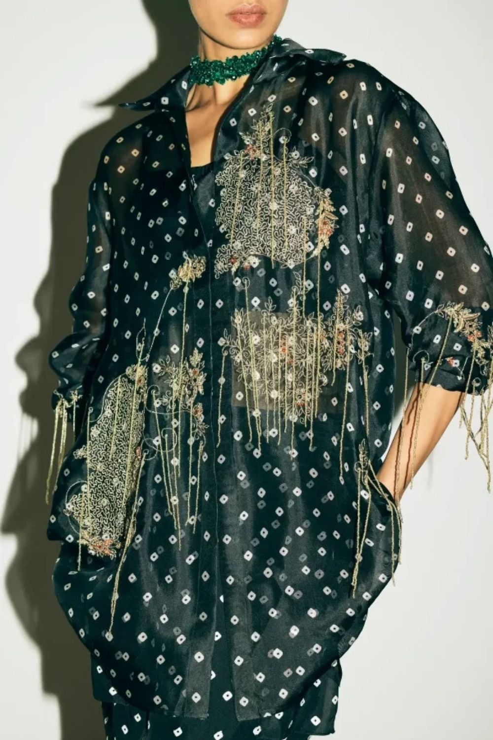 “Lolo” Shirt with Bustier & Daria Skirt