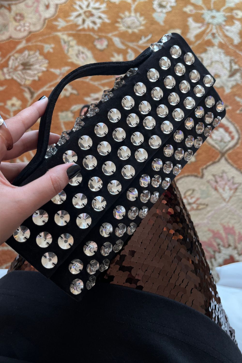 Fūtō Bag - Silver Polka
