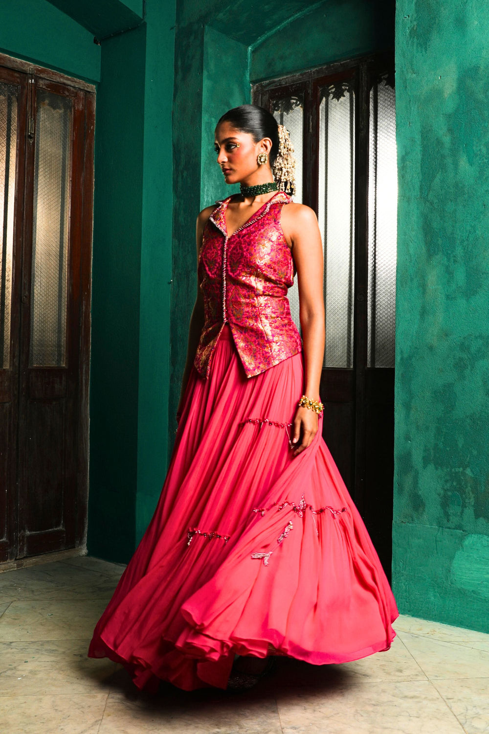 Rangrez Brocade Lehenga Set