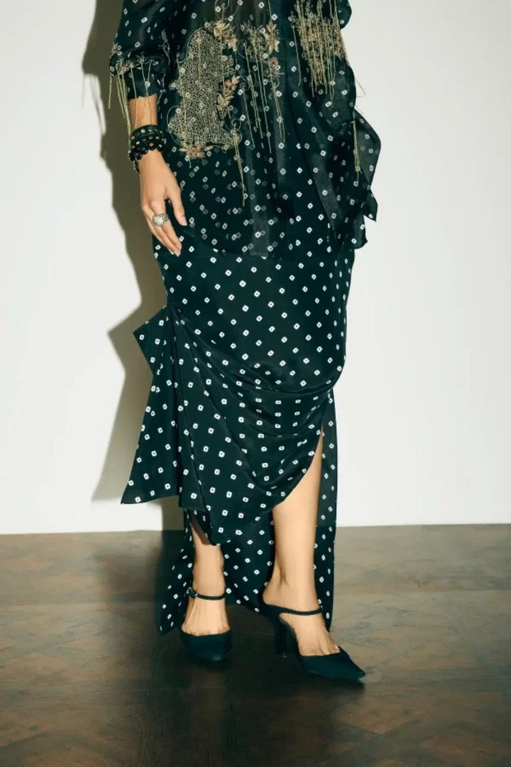 “Lolo” Shirt with Bustier & Daria Skirt