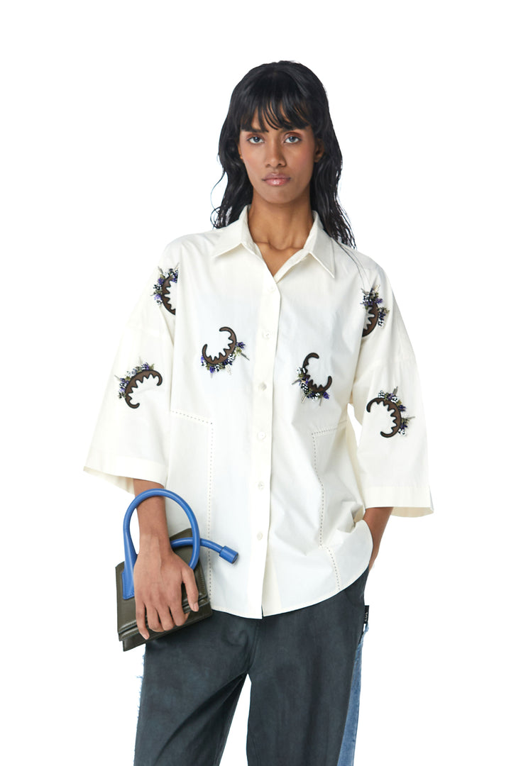 ‘Astrid’ Embellished Shirt