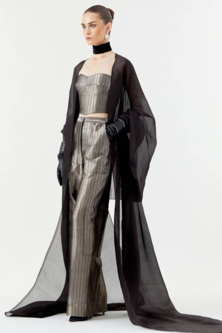 Shawl Cape, corset & D.P Pant