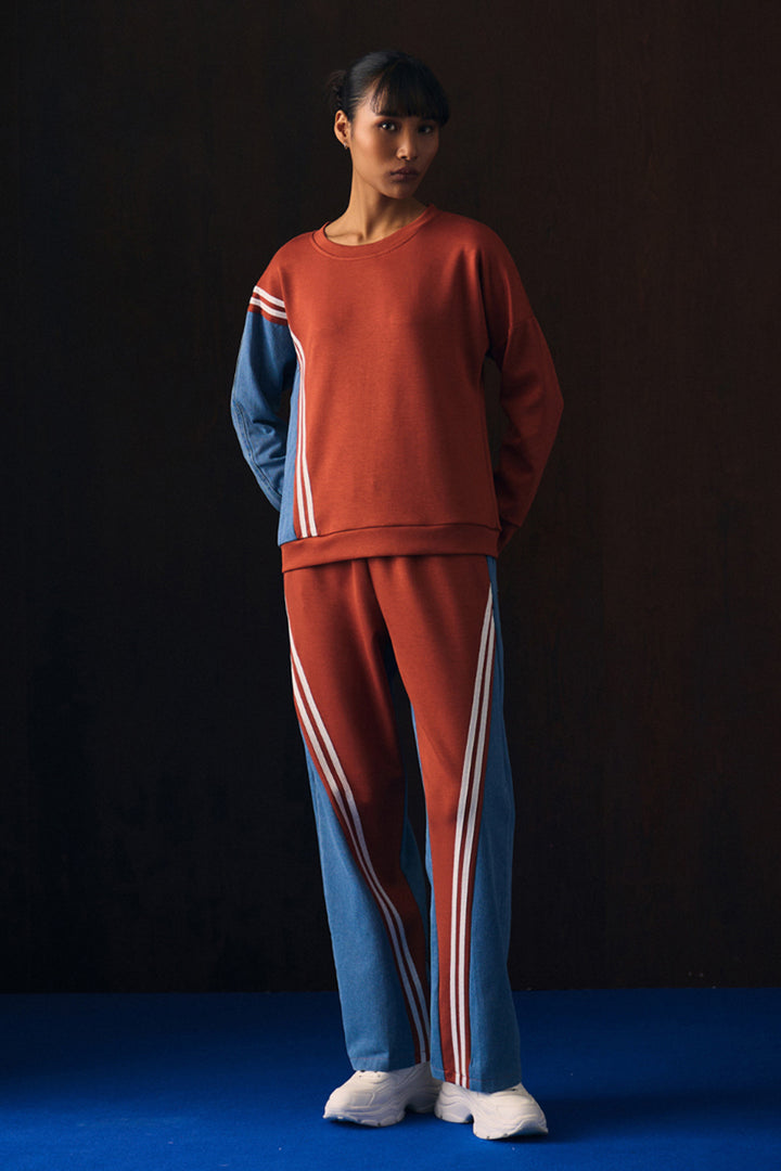 Orange Valti Co-ord Set