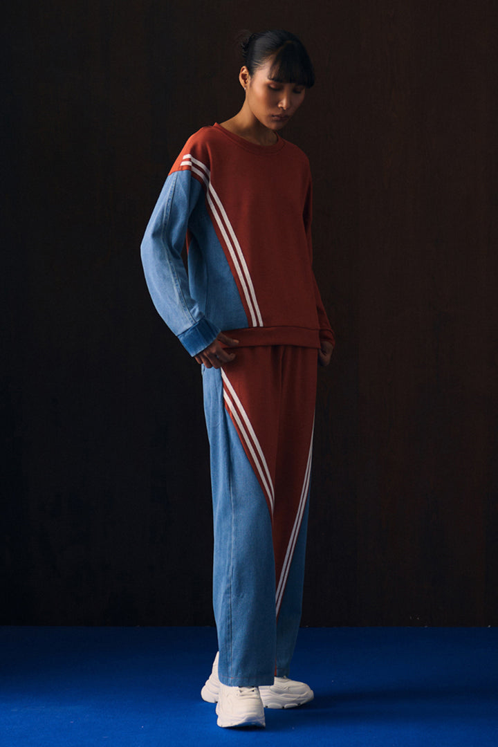 Orange Valti Co-ord Set