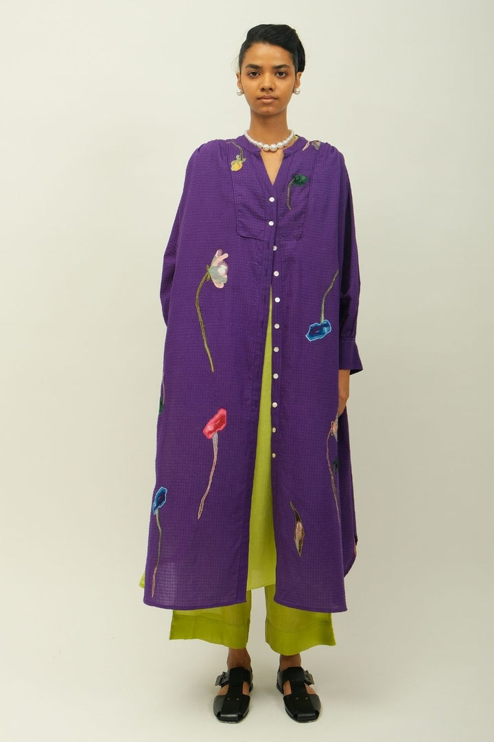 Thistle Applique Dress