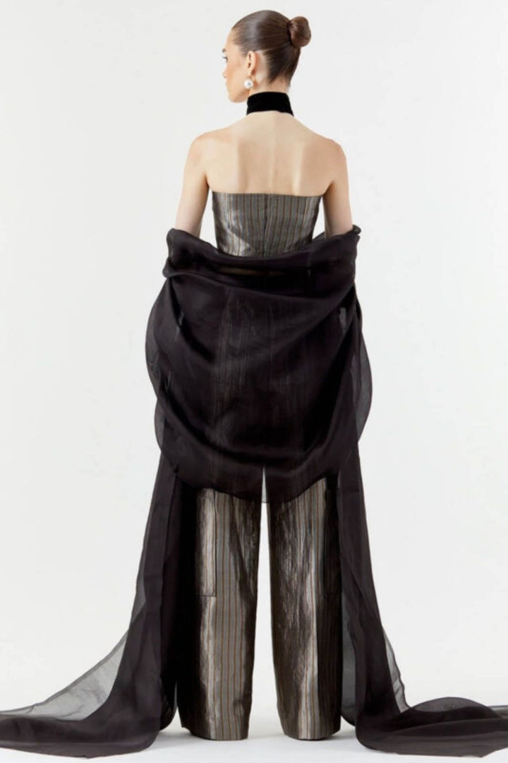 Shawl Cape, corset & D.P Pant