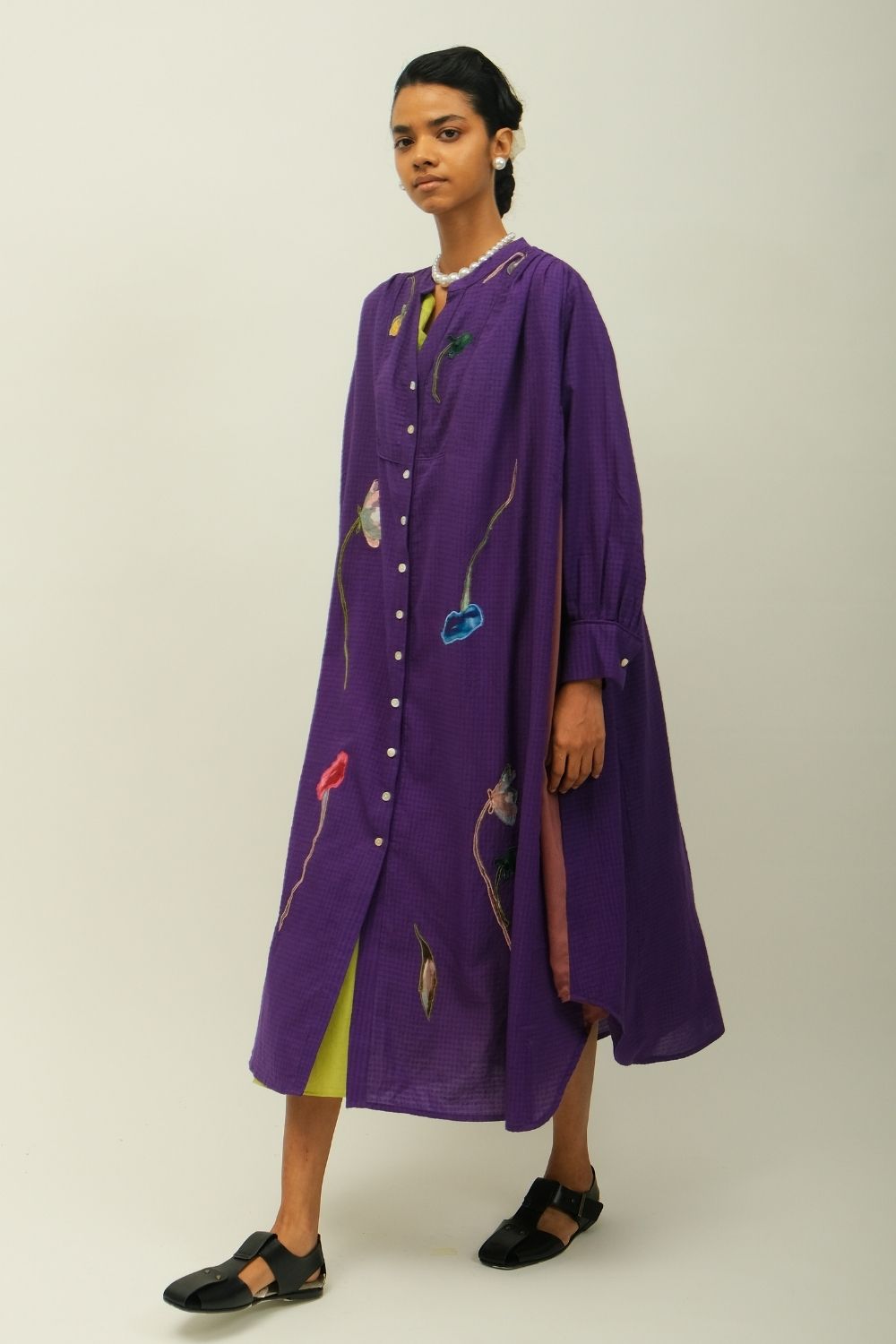 Thistle Applique Dress