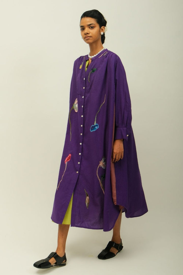 Thistle Applique Dress
