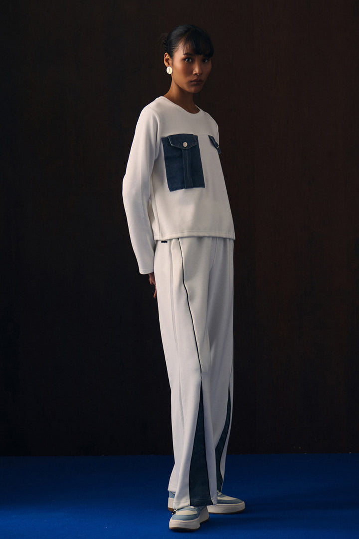 White Velizia Co-ord Set