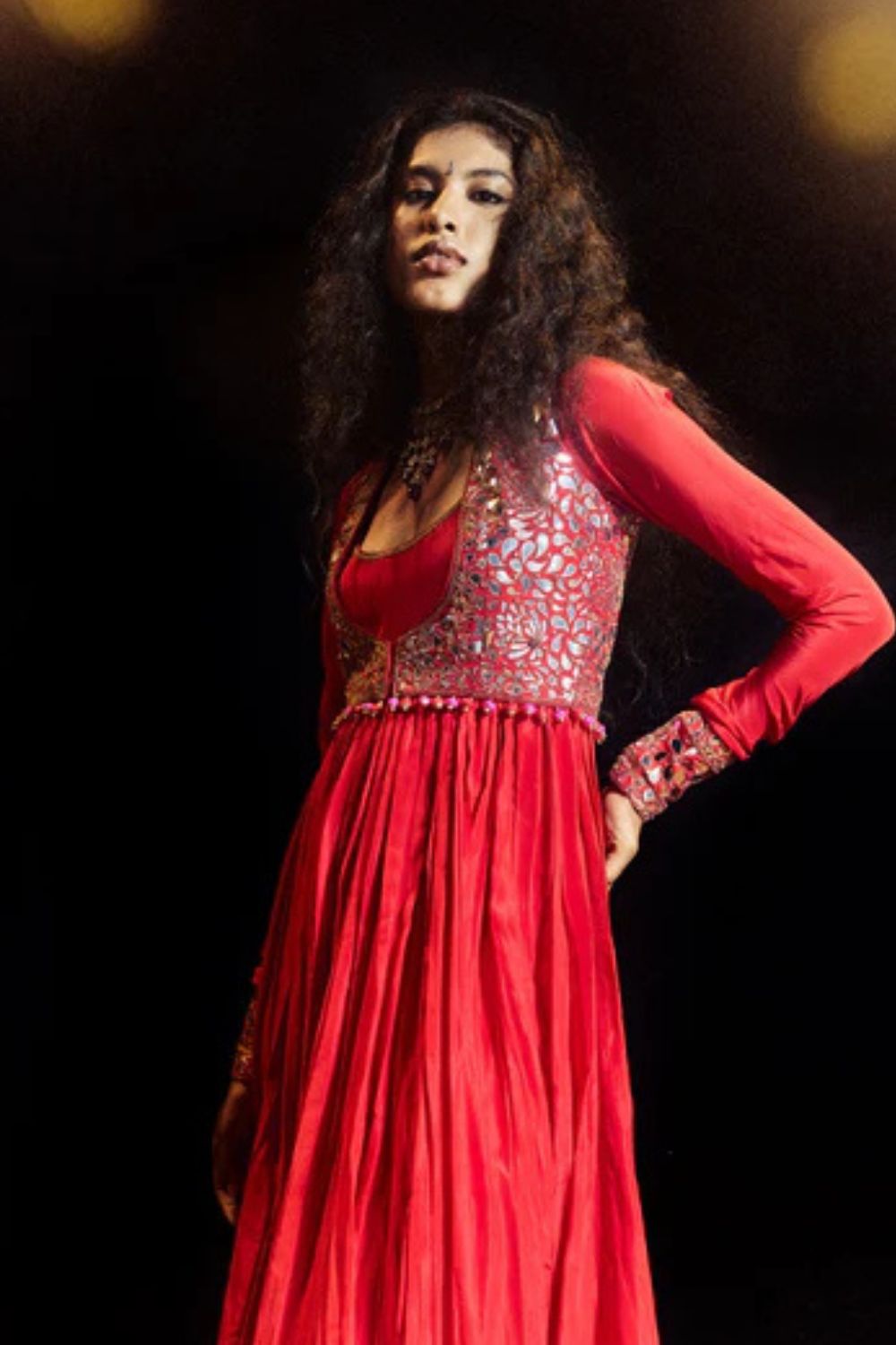 Surkh Laal Anarkal Koti set