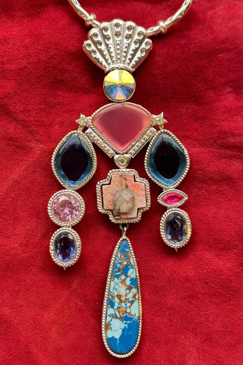 Retro sea goddess Necklace