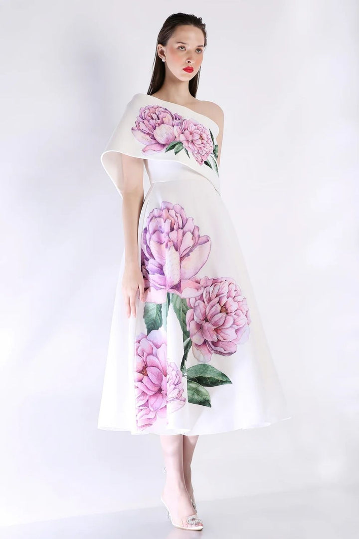 Nyra Dress with Classic & Floral Wrap