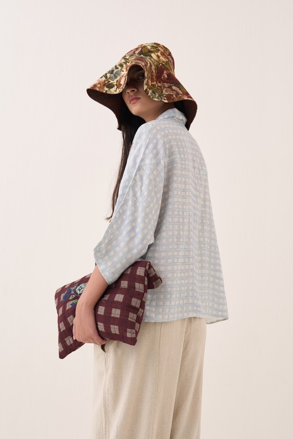 Gingham Ae Shirt Set