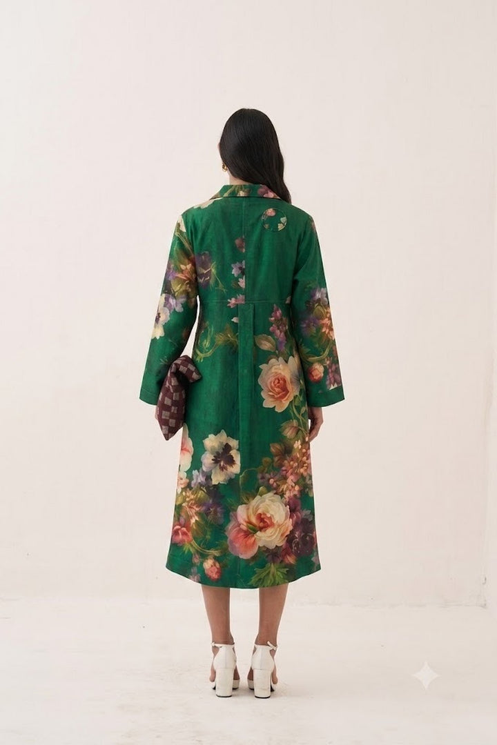 Rosarium Tie knot Trench Dress