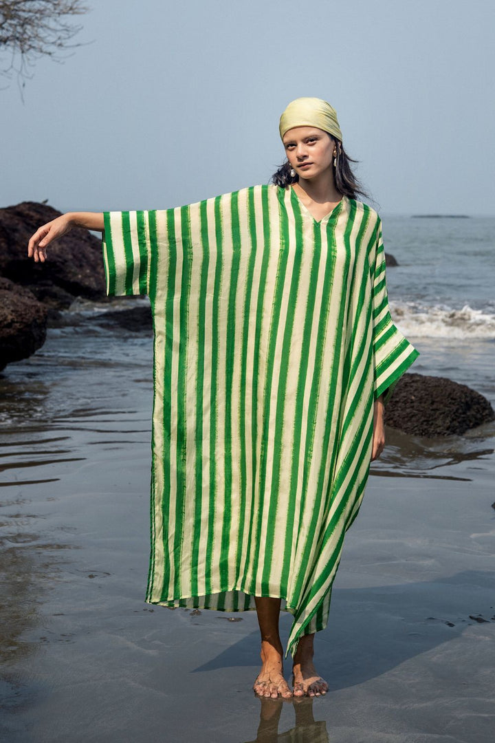 Angela Stripe Kaftan