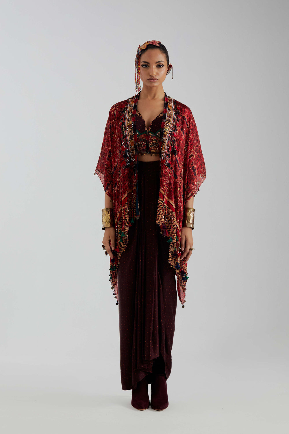 Veni Dupatta Jacket Set