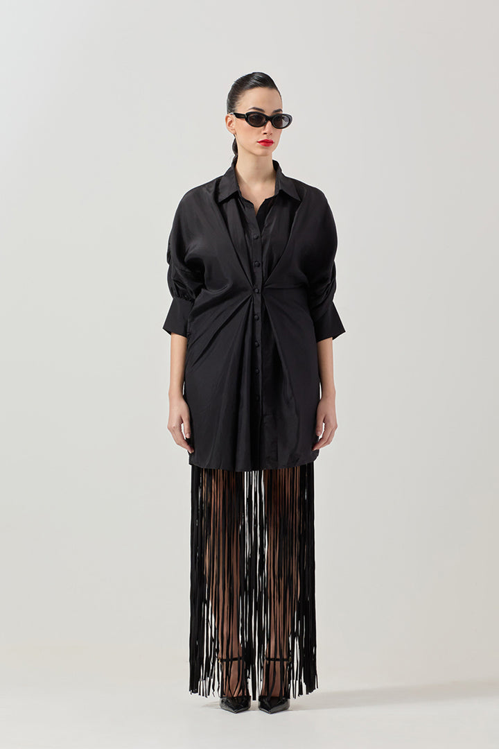 Eve Shirt & Fringe Skirt Set