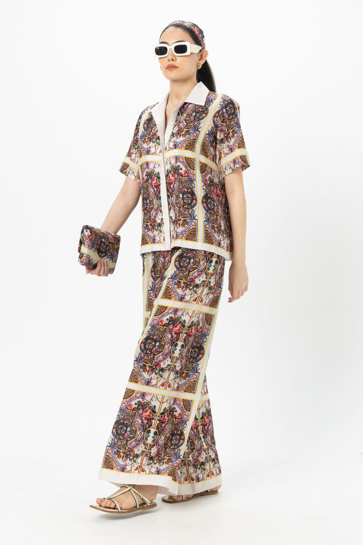 Rococo- White Co-ord Set