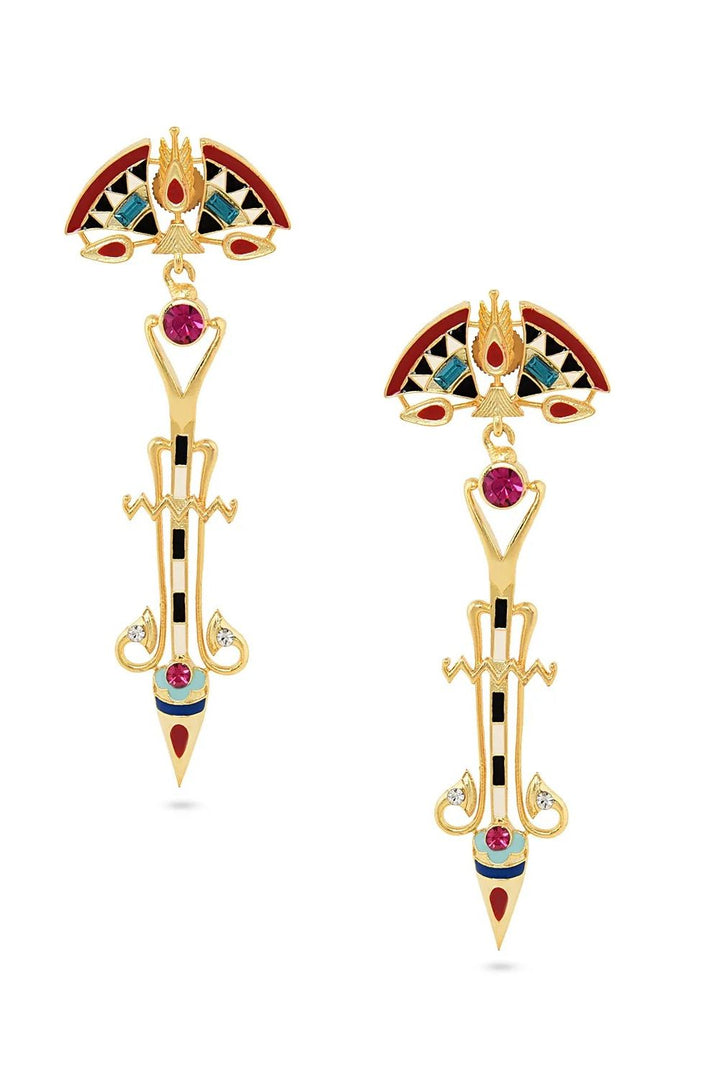 Red Cairo Earrings