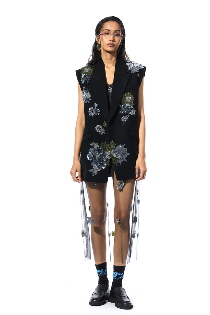 'Elvira' Embellished Vest