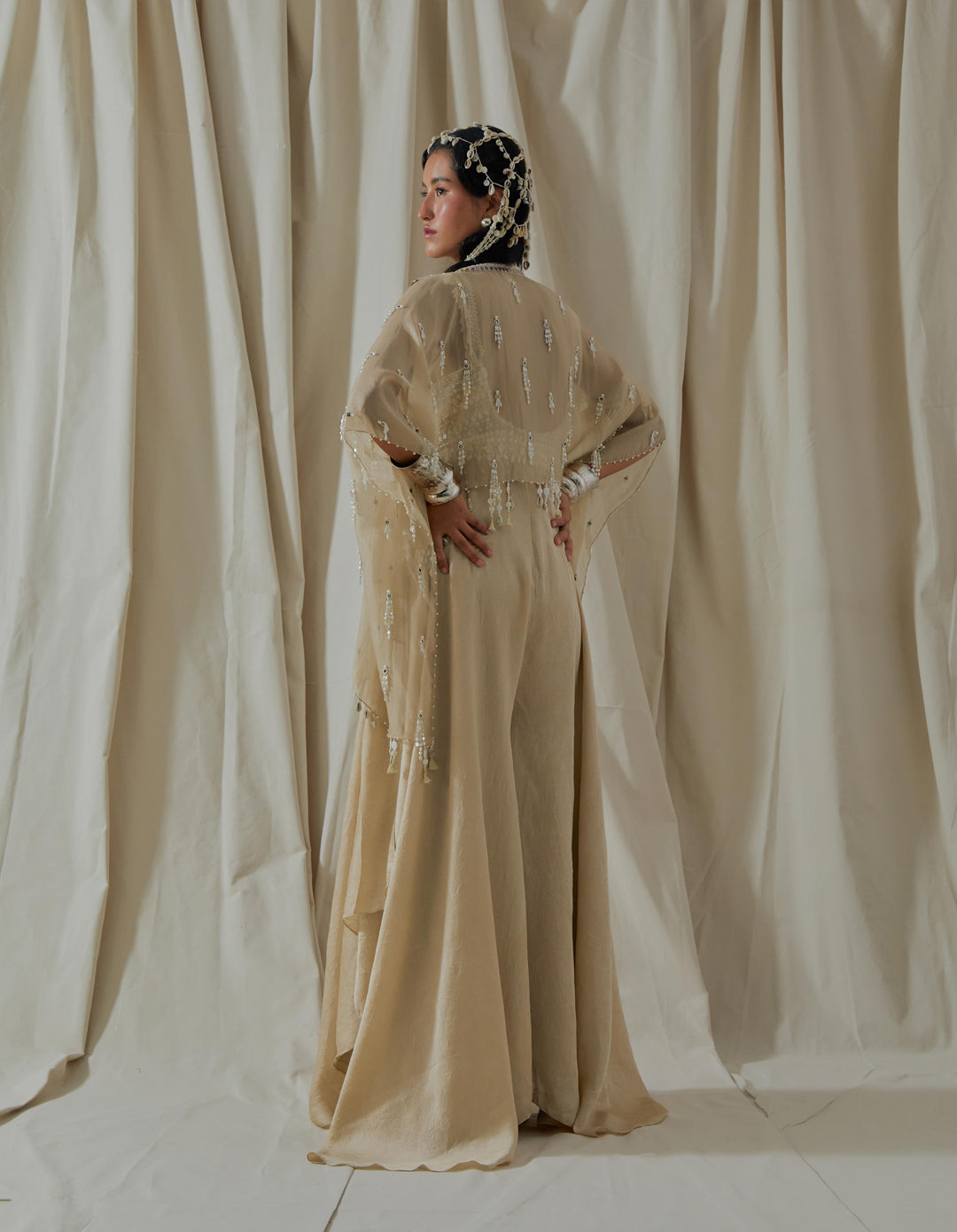 Veni Dupatta Jacket Set