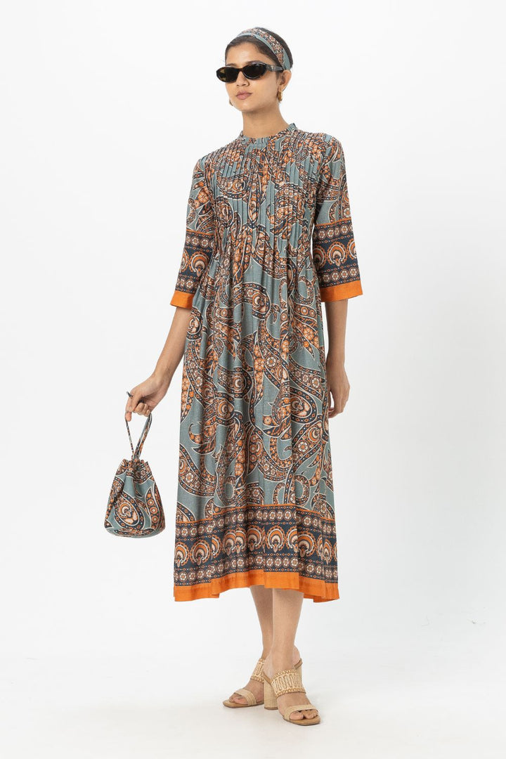 Koishi Pleated Midi Dress