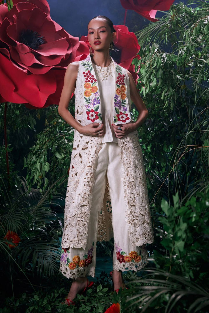 Ivory Cutwork Jacket