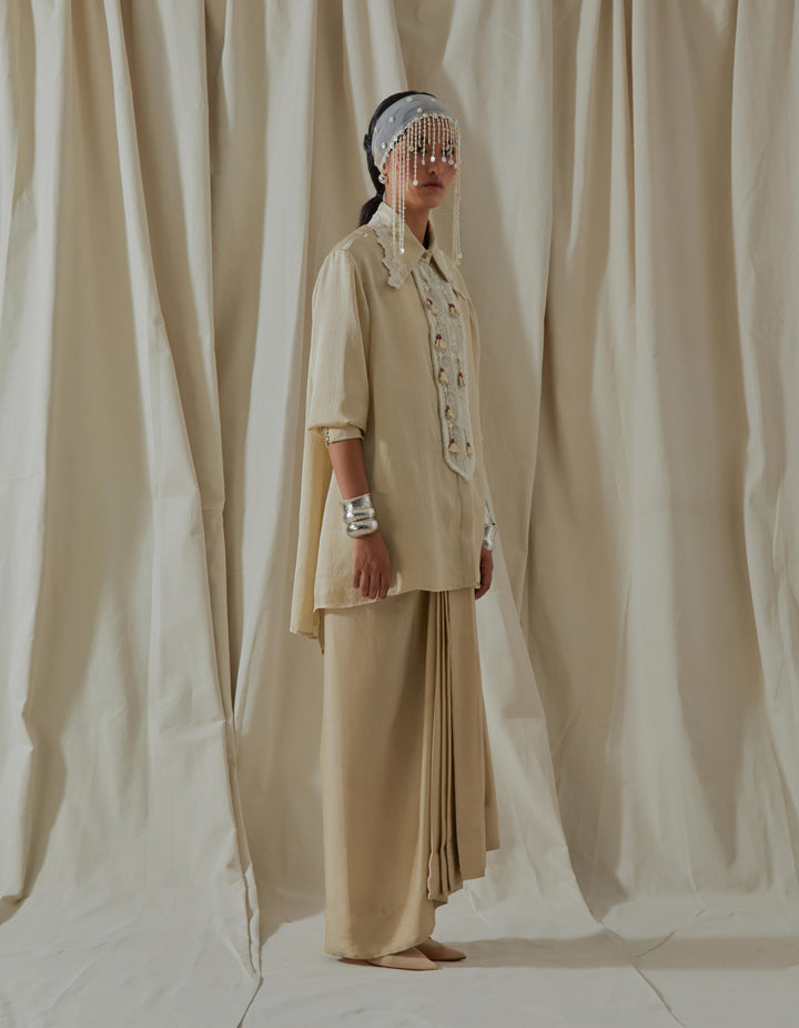 Atri Straight Shirt Set