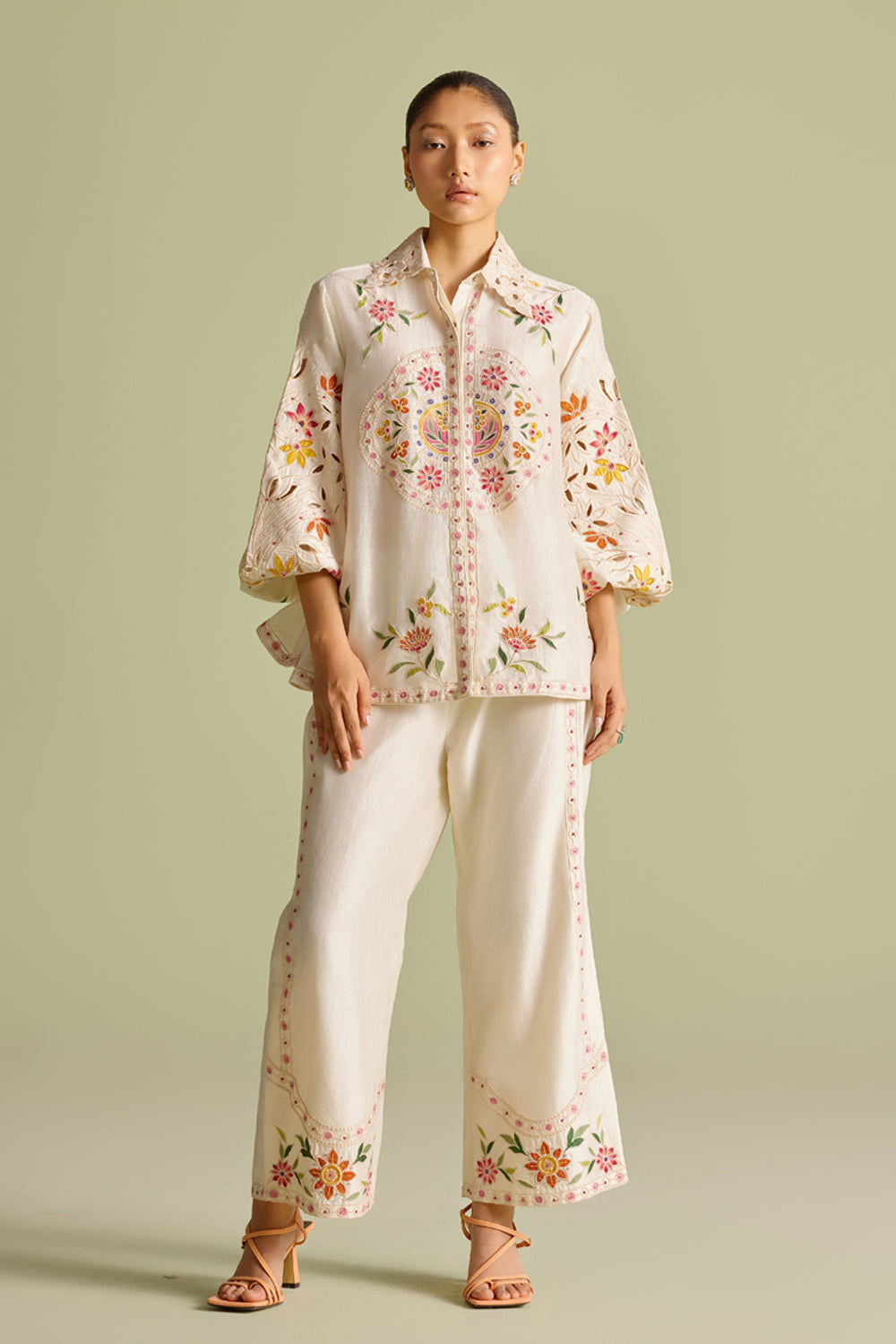 Ivory Applique Shirt