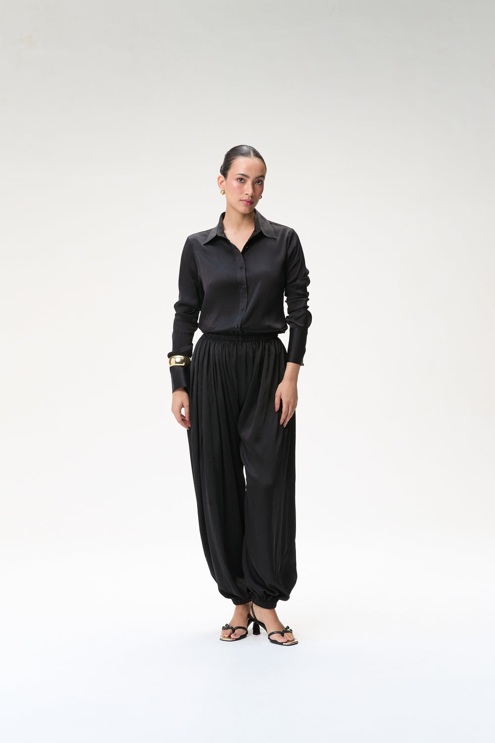Black Silk Shirt