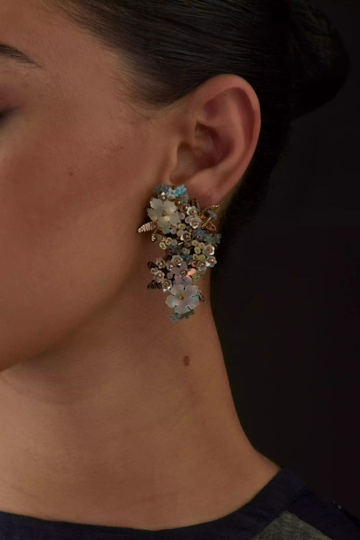 Quartz Ripple Earring