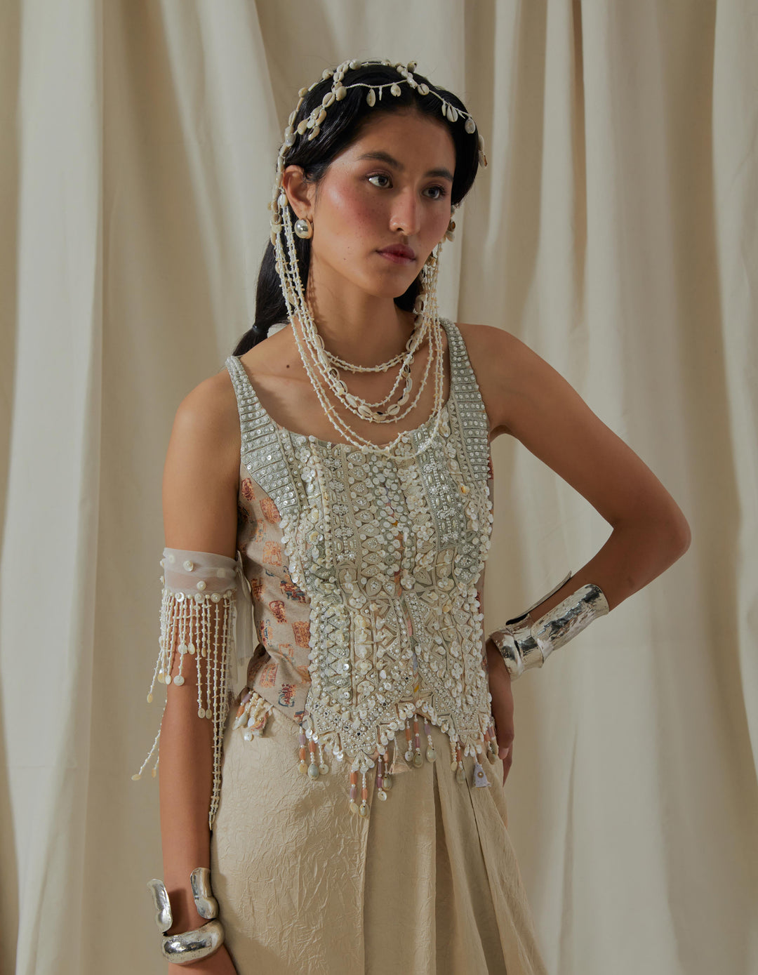 Bhumi Corset Blouse Set