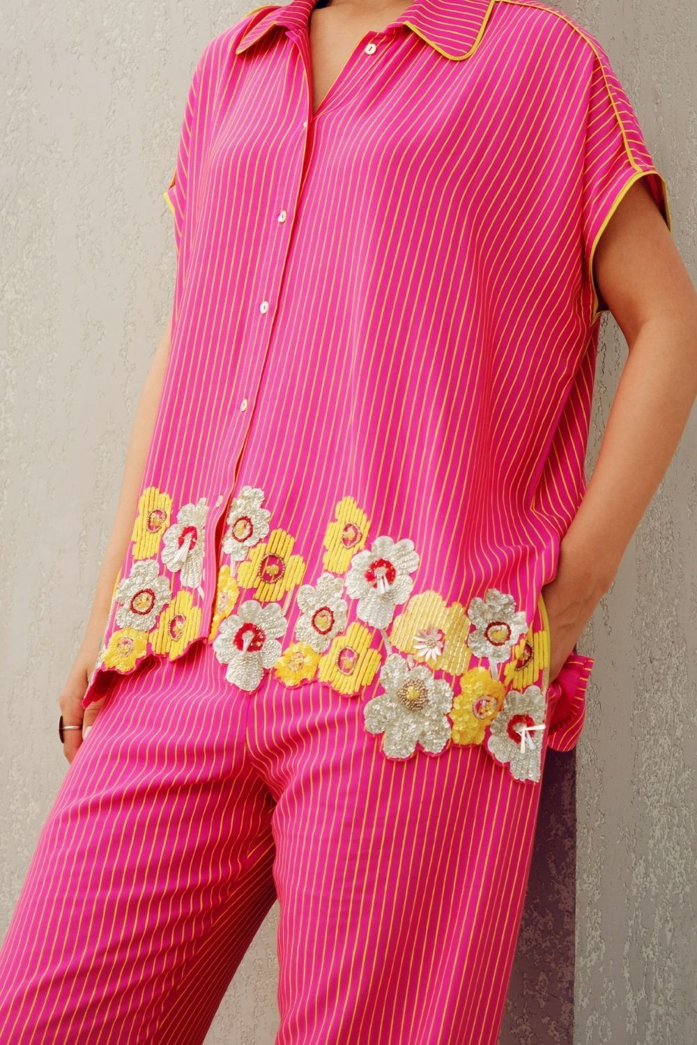 PINK SYLVIE SHIRT
