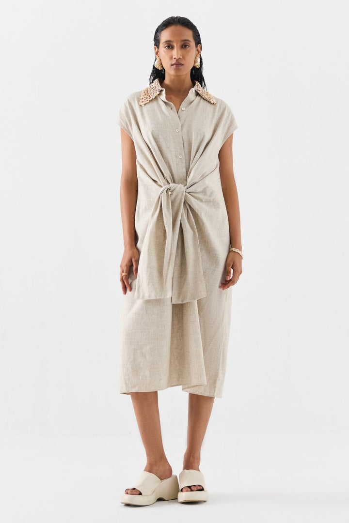 PALM ISLAND KNOT DRESS
