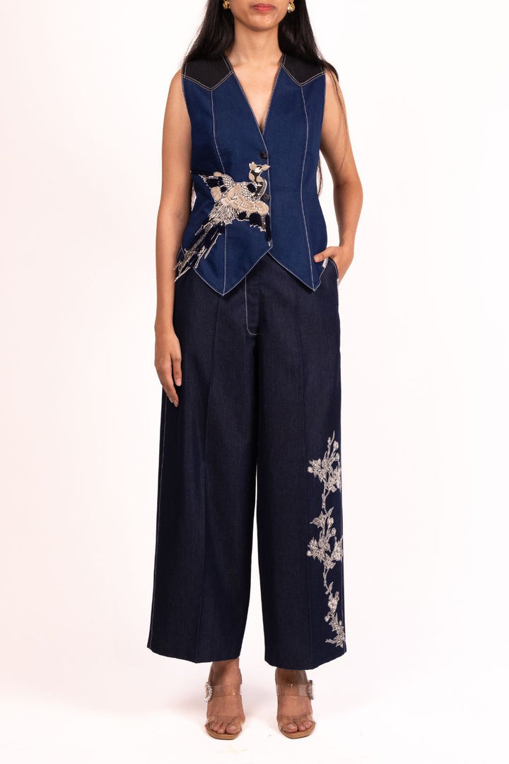 Parisian Aviary Waistcoat with Pant