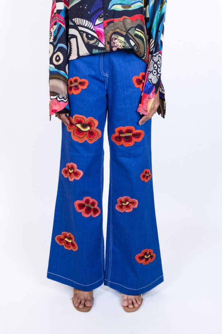 Embroidered Jeans